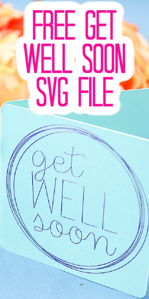 Obtenez ce fichier SVG gratuit Get Well Soon, parfait pour dessiner sur des cartes et bien plus encore! Grand fichier SVG d'une seule ligne que vous allez adorer! #svg #freesvg #getwellsoon #svg