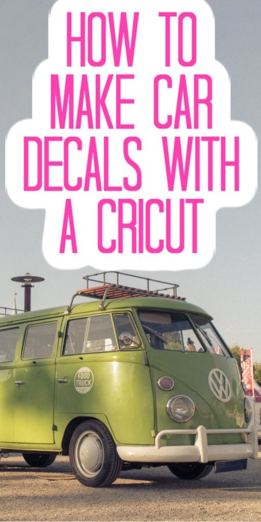 Use your Cricut machine to make car decals with this tutorial! Includes a comparison of the best materials so your decals last as long as possible! #cricut #cricutcreated #cricutmade #cardecals