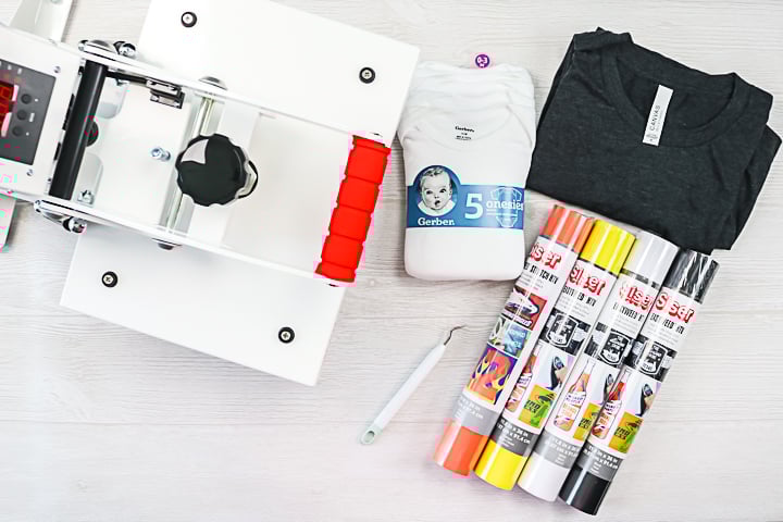 supplies to make shirts with a cricut for mommy and me crafts