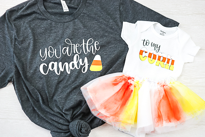 you are the candy to my corn shirts for mom and baby