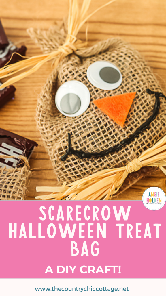 scarecrow Halloween treat bag