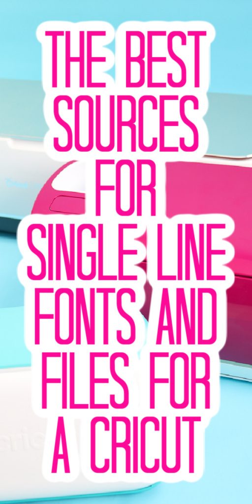 Need to know where to find single line fonts and files for your next Cricut project? Draw, engrave, and foil with these single line designs! #cricut #cricutcreated #singleline #engraving #foiling #drawing #fonts #files