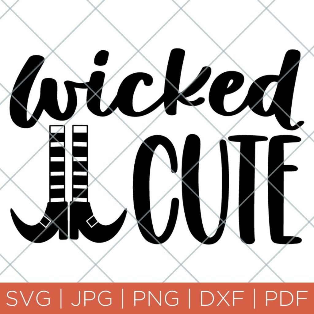 wicked cute digital cut file
