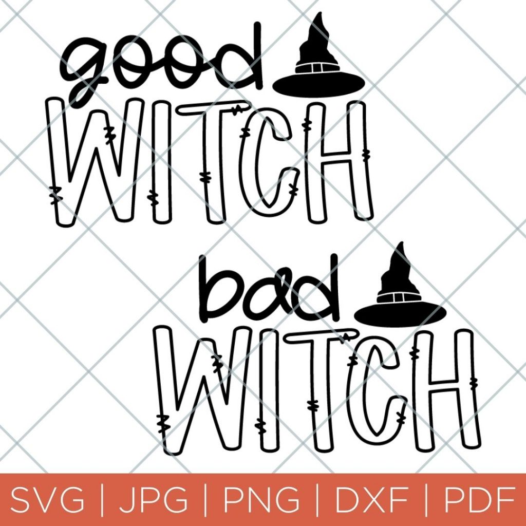 good witch bad witch svg