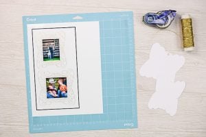 making photo ornaments with a cricut