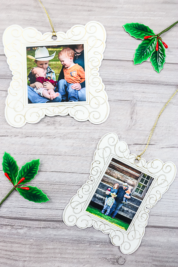 feuille de cricut sur papier photo