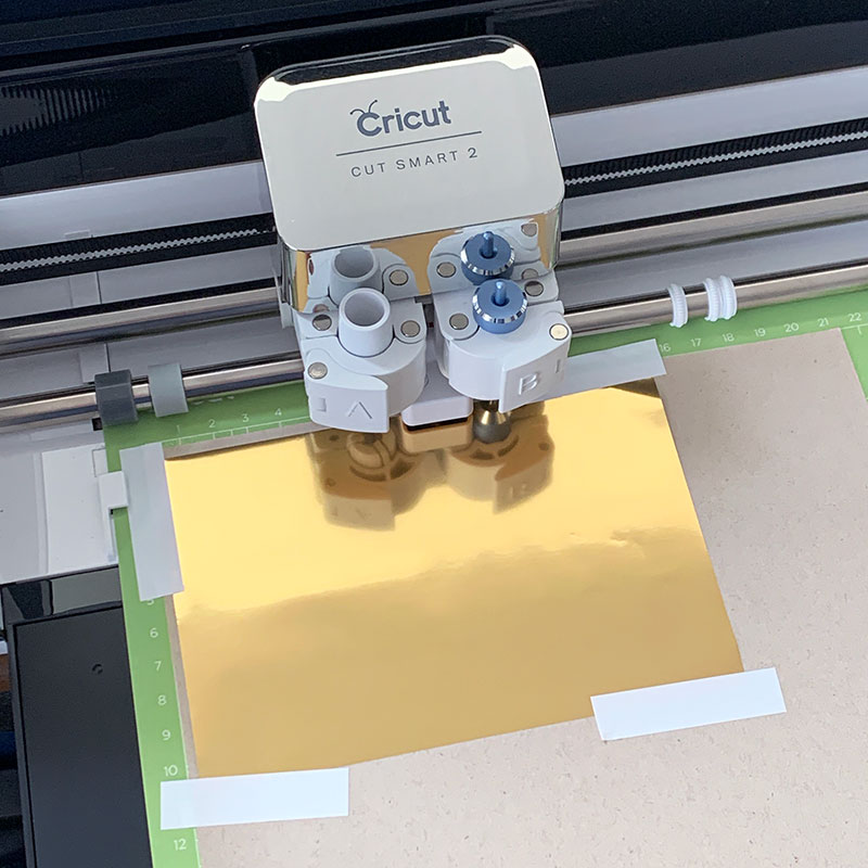 using foil transfer tool in a cricut machine