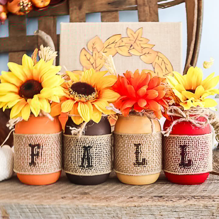 mason jar craft for fall