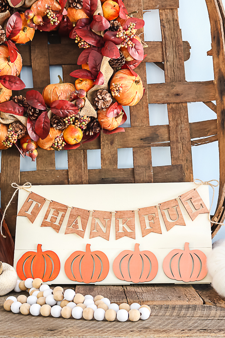 sign for fall decor