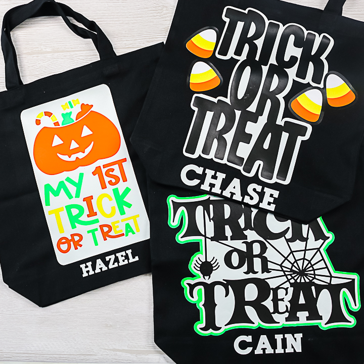 halloween bags with names