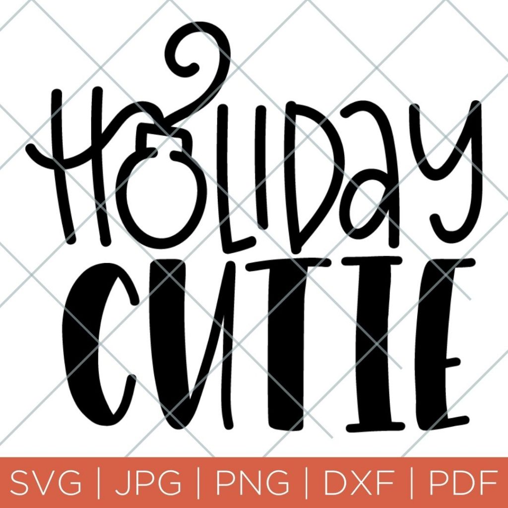 holiday cutie svg