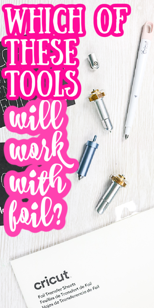 So which tools will transfer Cricut foil? Can you use a scoring stylus? What about the deboss tip? We are testing them all! #cricut #cricutmade #cricutcreated