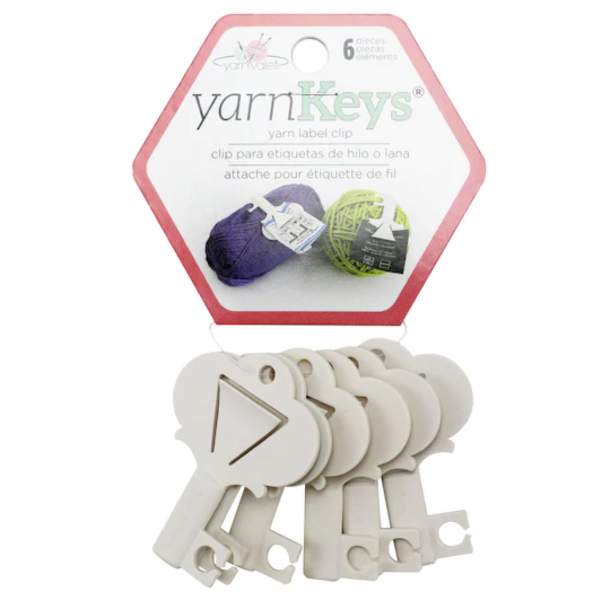 yarn label clips