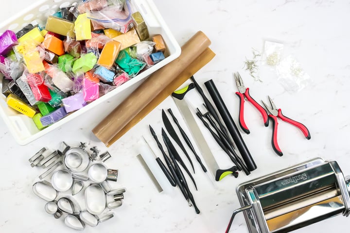 supplies to make clay earrings