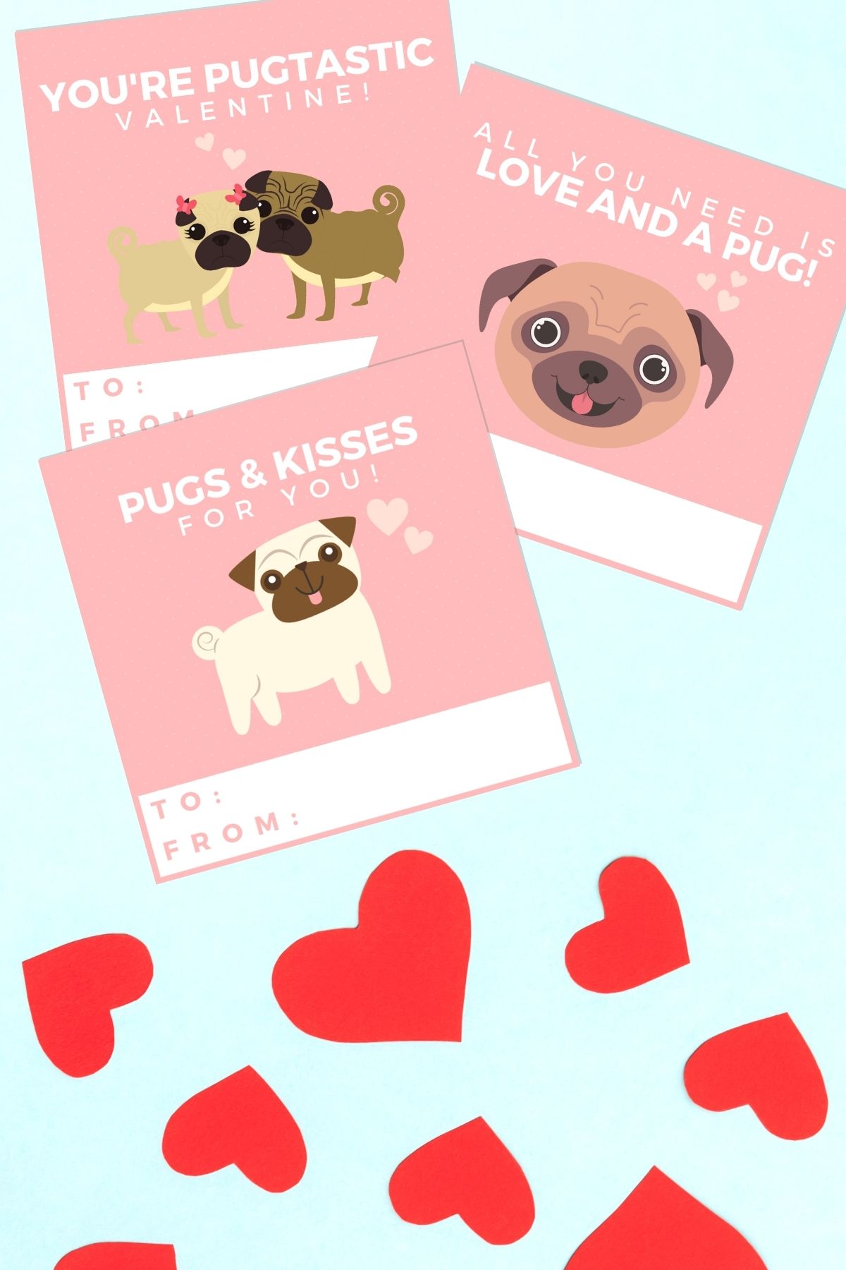 cartes de Saint Valentin chien 