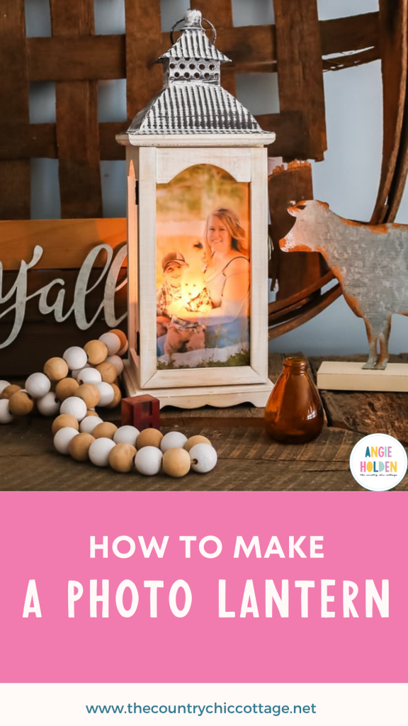 how to make a photo lantern