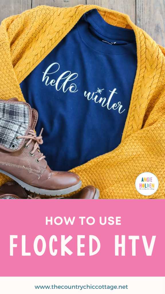 how to use flocked htv