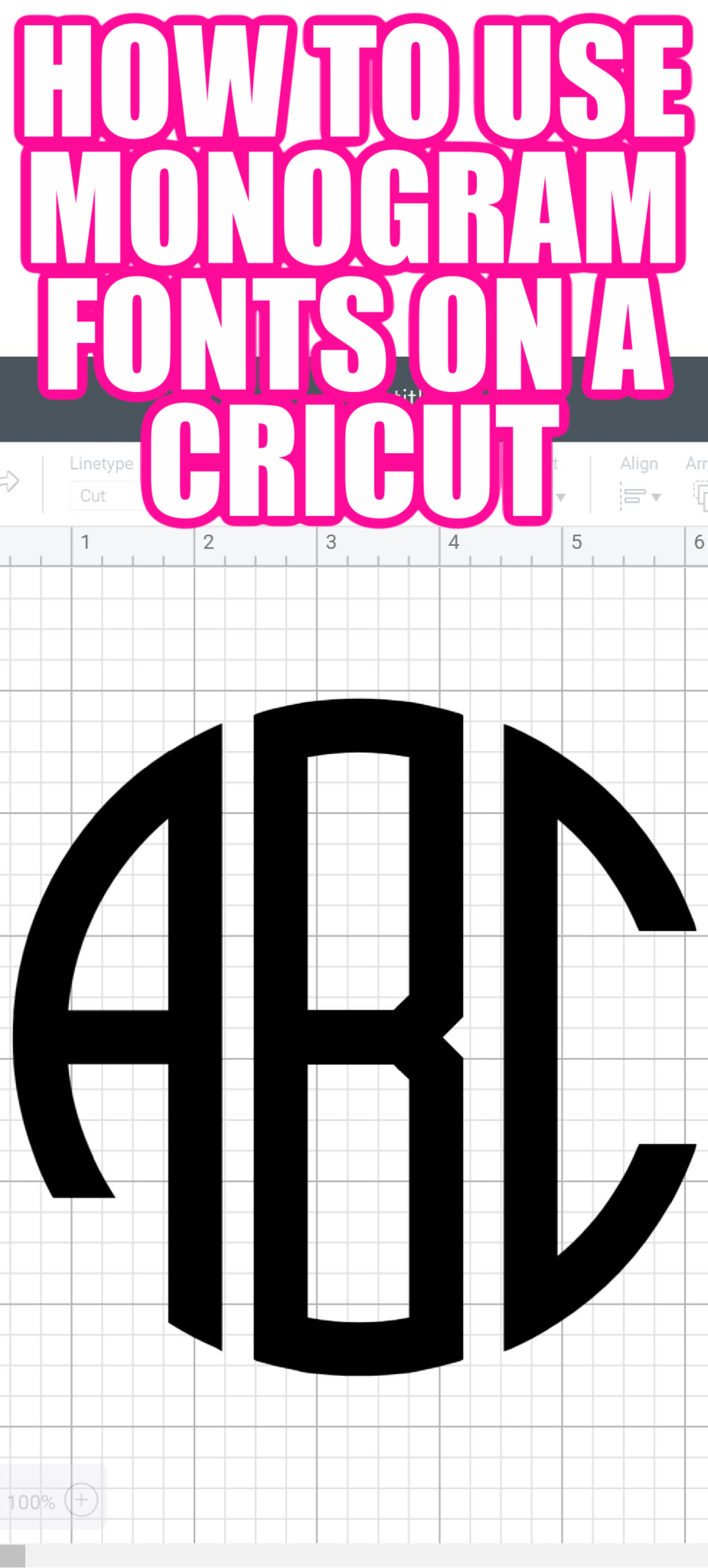 Learn how to use monogram fonts on your Cricut and get some links to some fonts to download and use for your projects! #monogram #cricut #cricutmonogram
