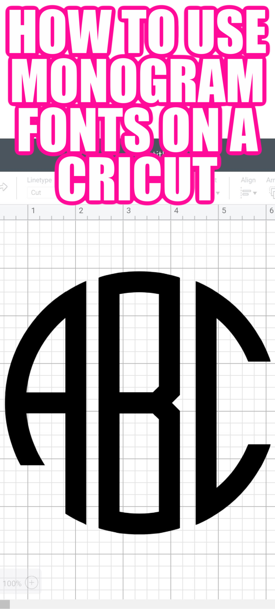 Apprenez à utiliser les polices monogramme sur votre Cricut et obtenez des liens vers certaines polices à télécharger et à utiliser pour vos projets! #monogramme #cricut #cricutmonogram