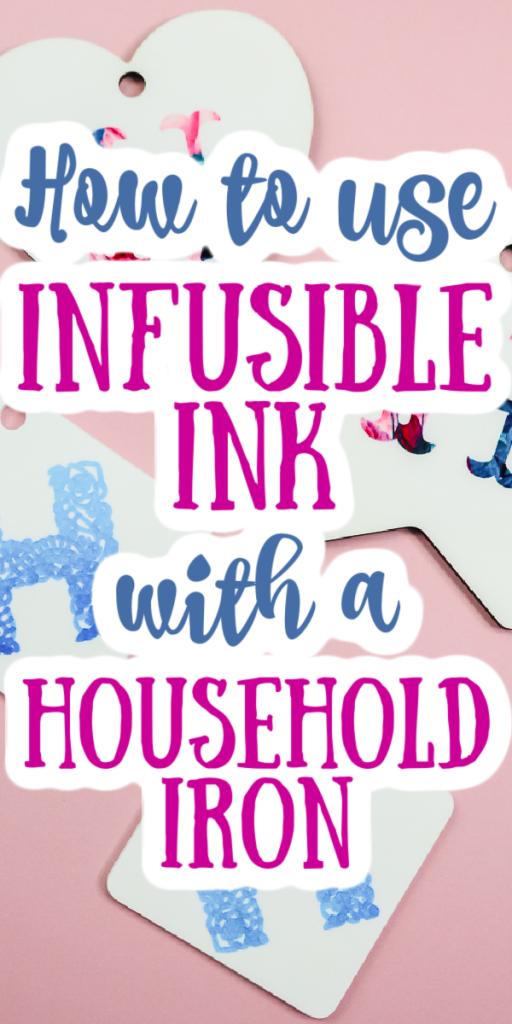 Can you do sublimation with an iron? Will Infusible Ink work with an iron? We are showing you how to use your iron for these projects! #cricut #cricutmade #infusibleink #sublimation