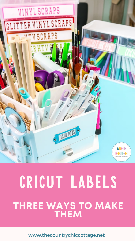 cricut labels three ways to make them