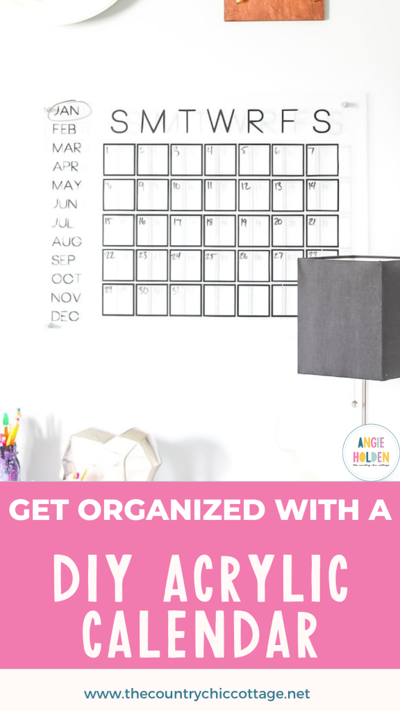 diy acrylic calendar