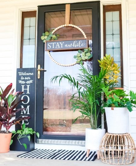 farmhouse style front porch decor