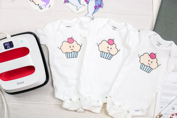 onesies made with heat transfer paper