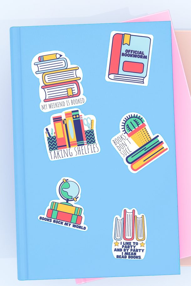 Book Stickers: Free Printable Stickers for Book Lovers - Angie Holden ...