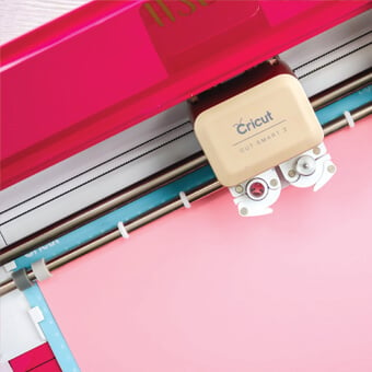 overhead view of a cricut explore air 2