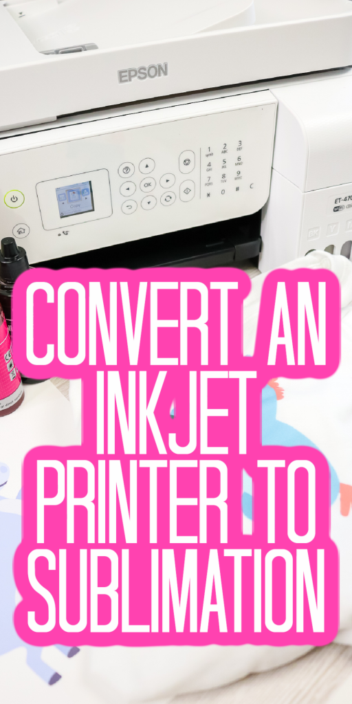 converting inkjet printer to sublimation