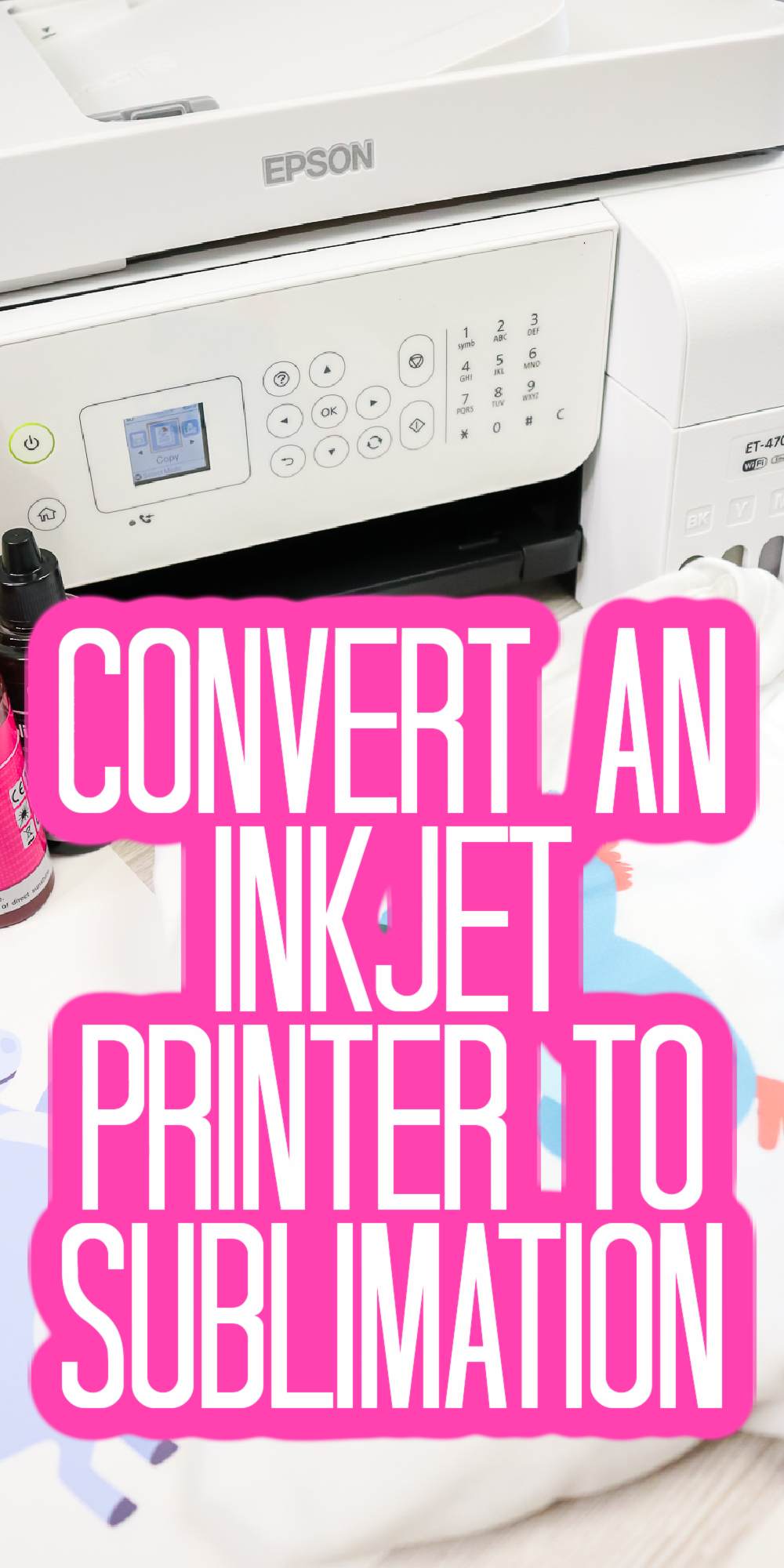 How To Convert An Epson Eco-Tank Into A Sublimation Printer - The Craft  Chaser