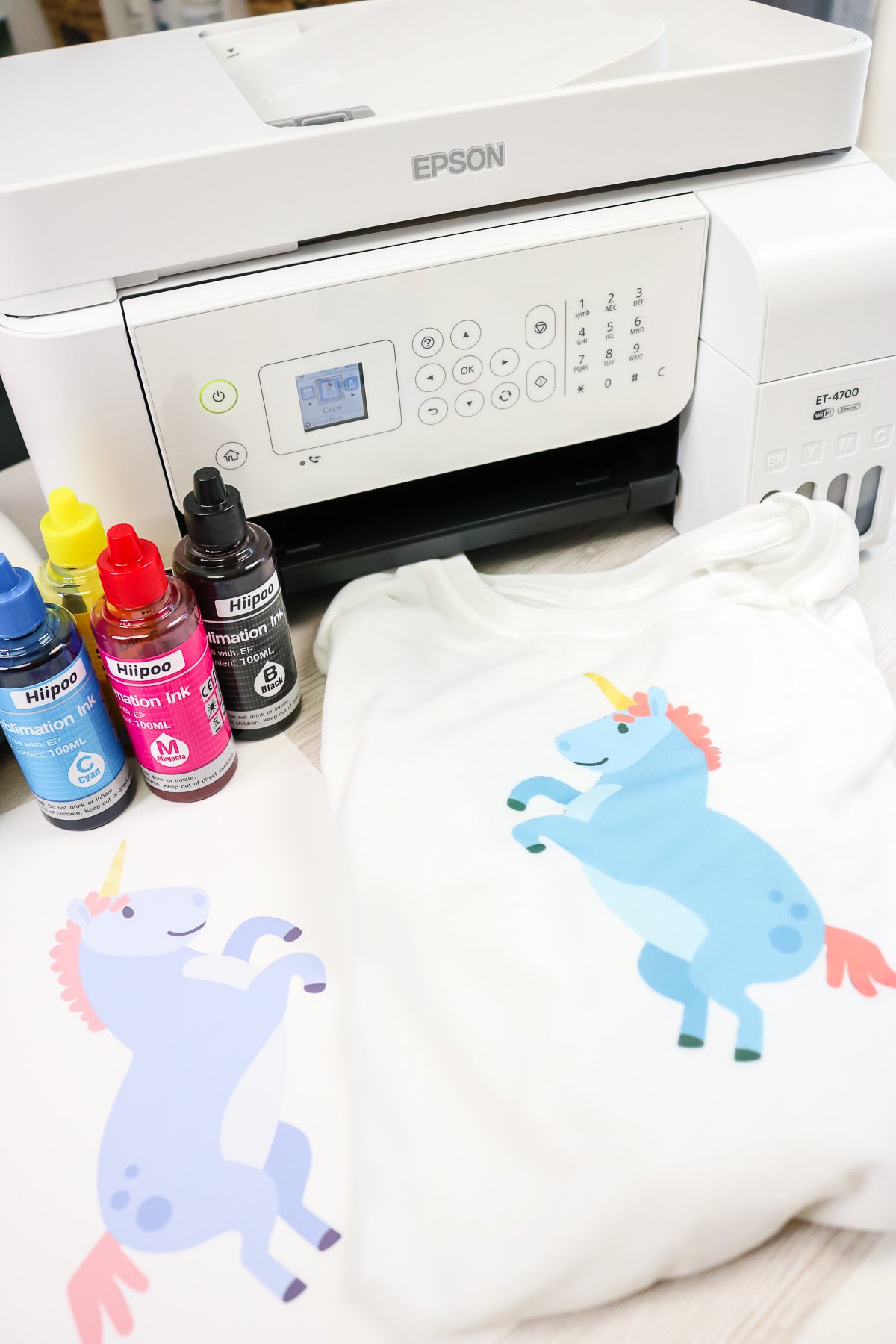 Utilisez une imprimante Epson pour la sublimation 