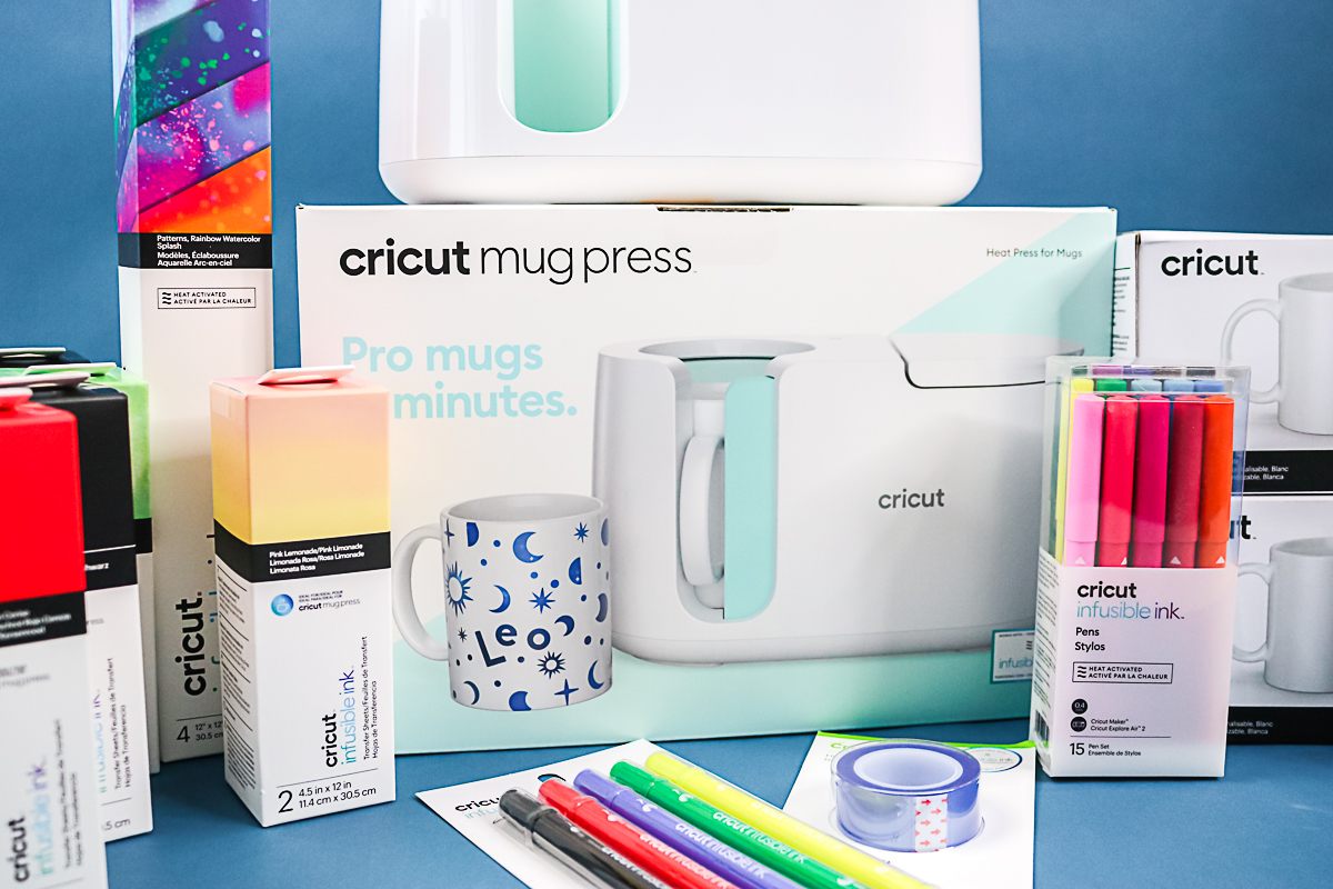 boîte pour presse à tasse cricut