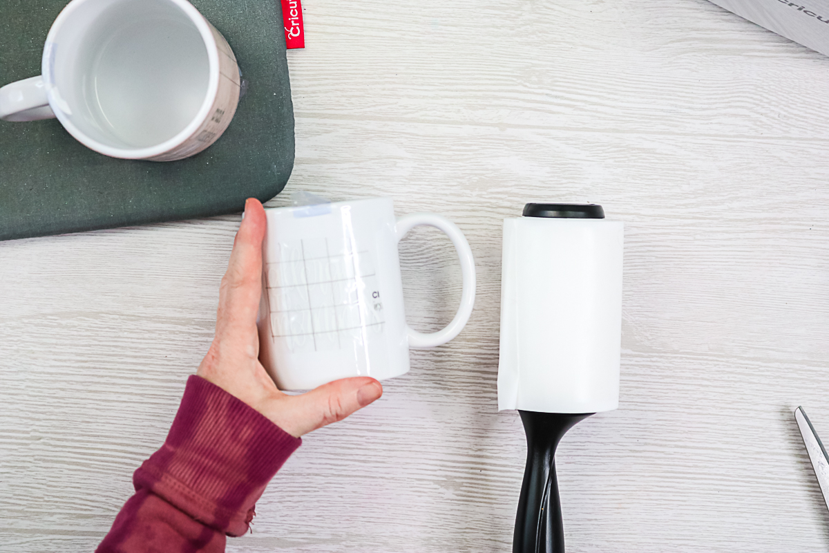 comment sécuriser un dessin sur une tasse pour presser