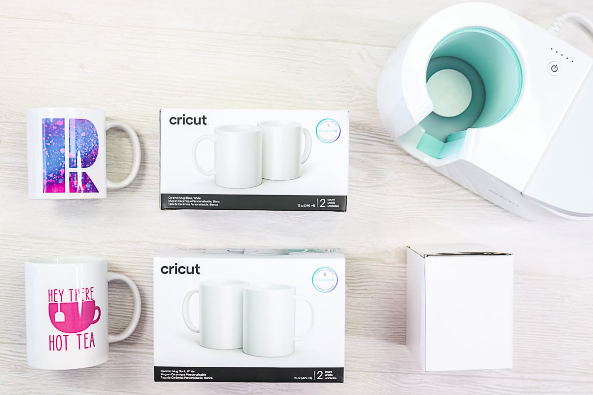 ébauches de tasse de cricut