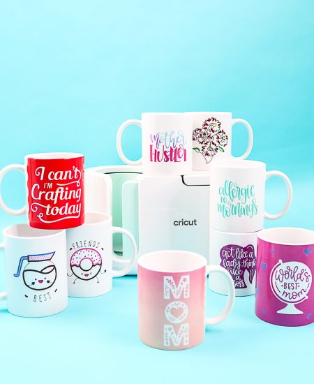 infusible ink mugs with the cricut mug press