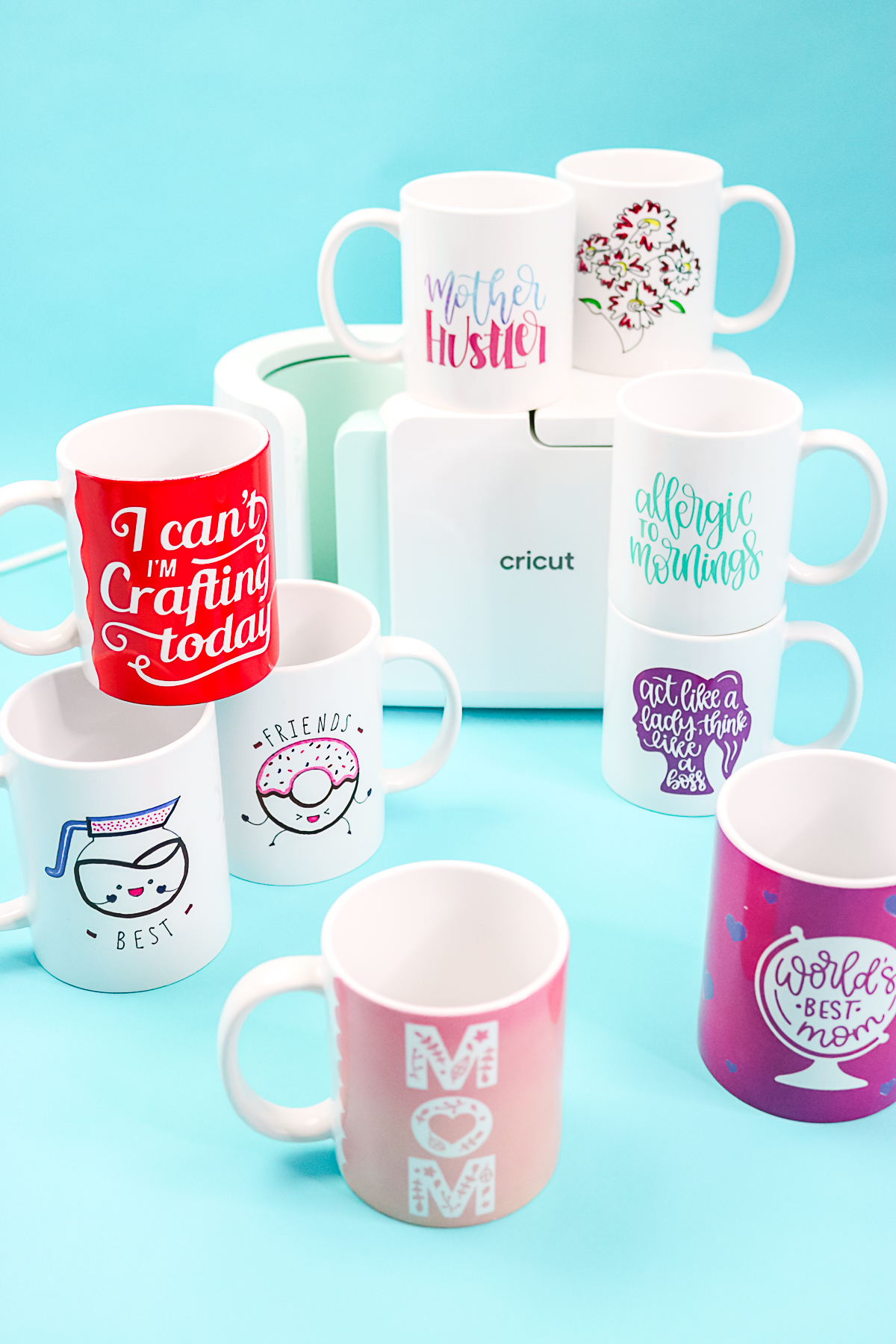 Infusible Ink Mugs Using the Cricut Mug Press - Angie Holden The