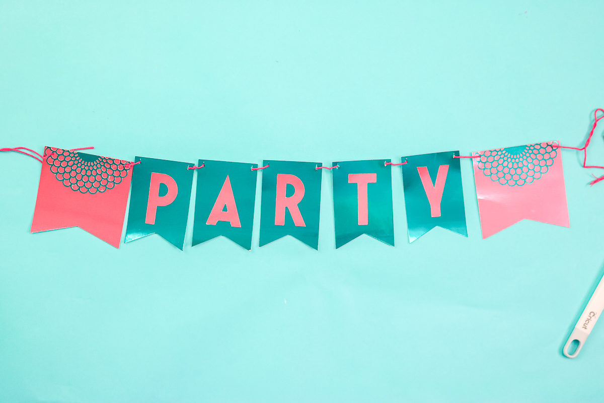 Cricut Banner Easy Paper Banner for Beginners The Country Chic Cottage