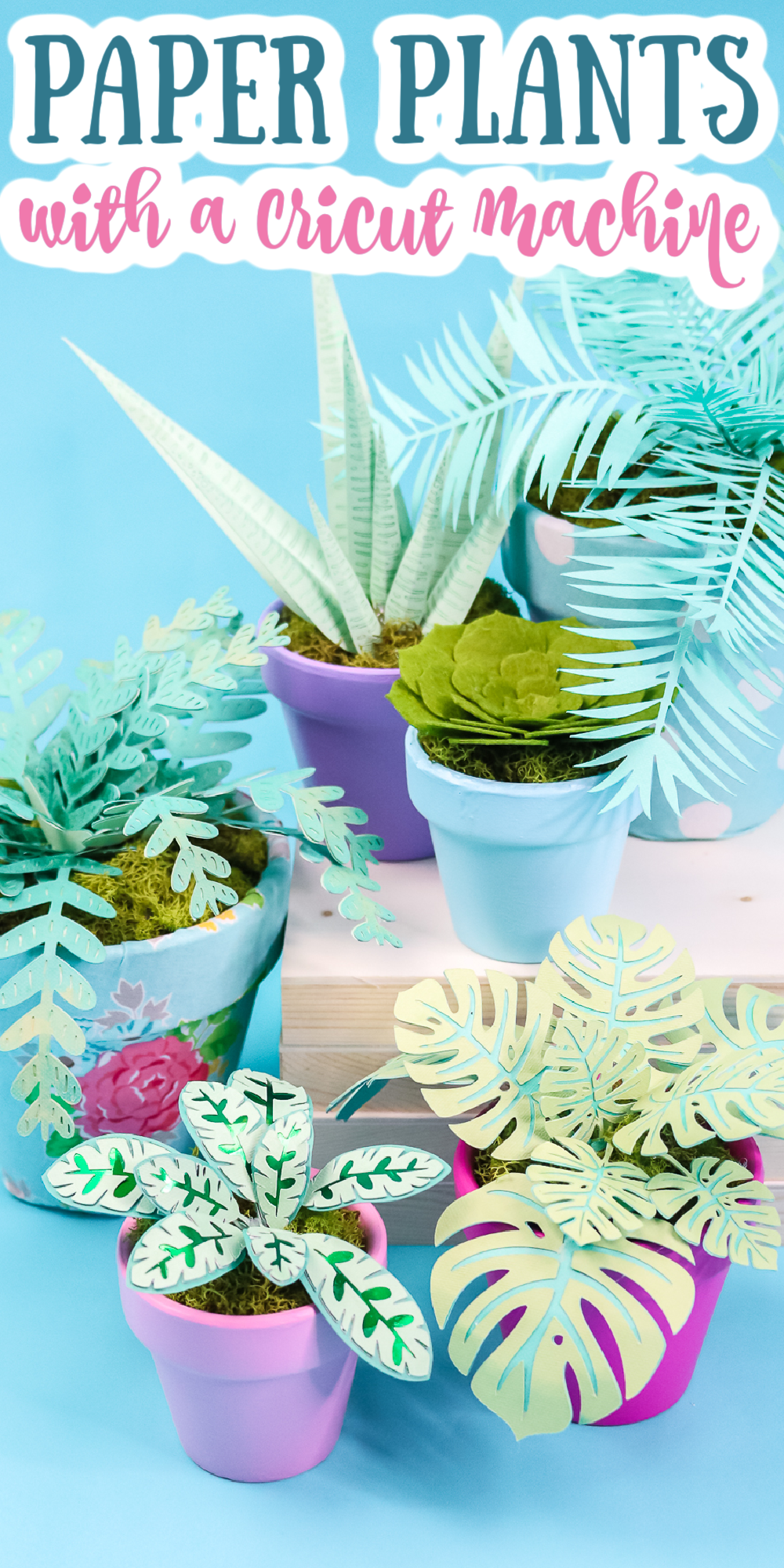 plantes cricut en papier