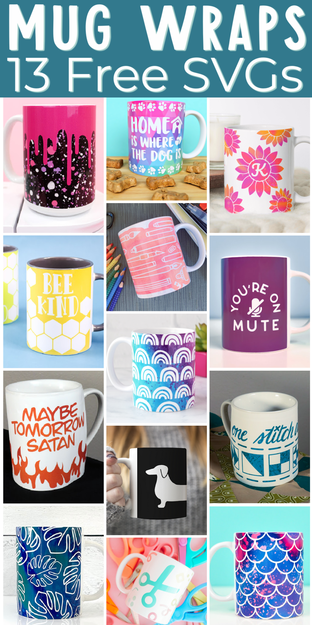 conceptions de tasse de sublimation