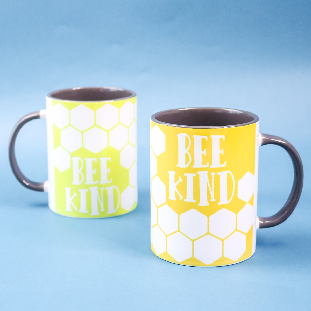 bee themed sublimation mug