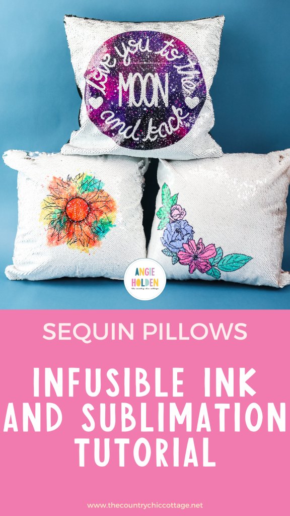 sublimation sequin pillows