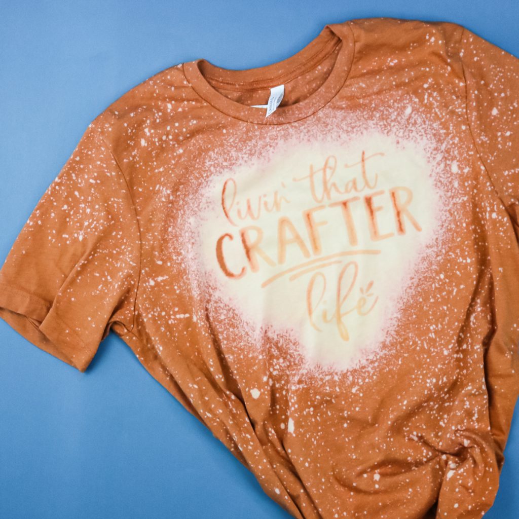 How to Make a Simple Bleach Splatter Shirt Angie Holden The Country