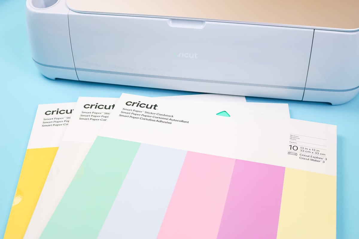 papier cartonné autocollant intelligent cricut