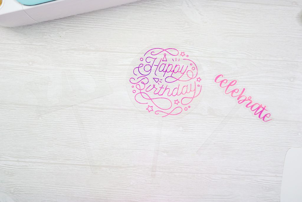 DIY Acrylic Cake Topper with the Cricut Maker Angie Holden The