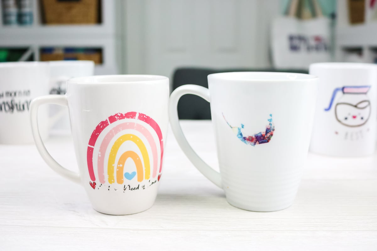 failed waterslide decals on mugs