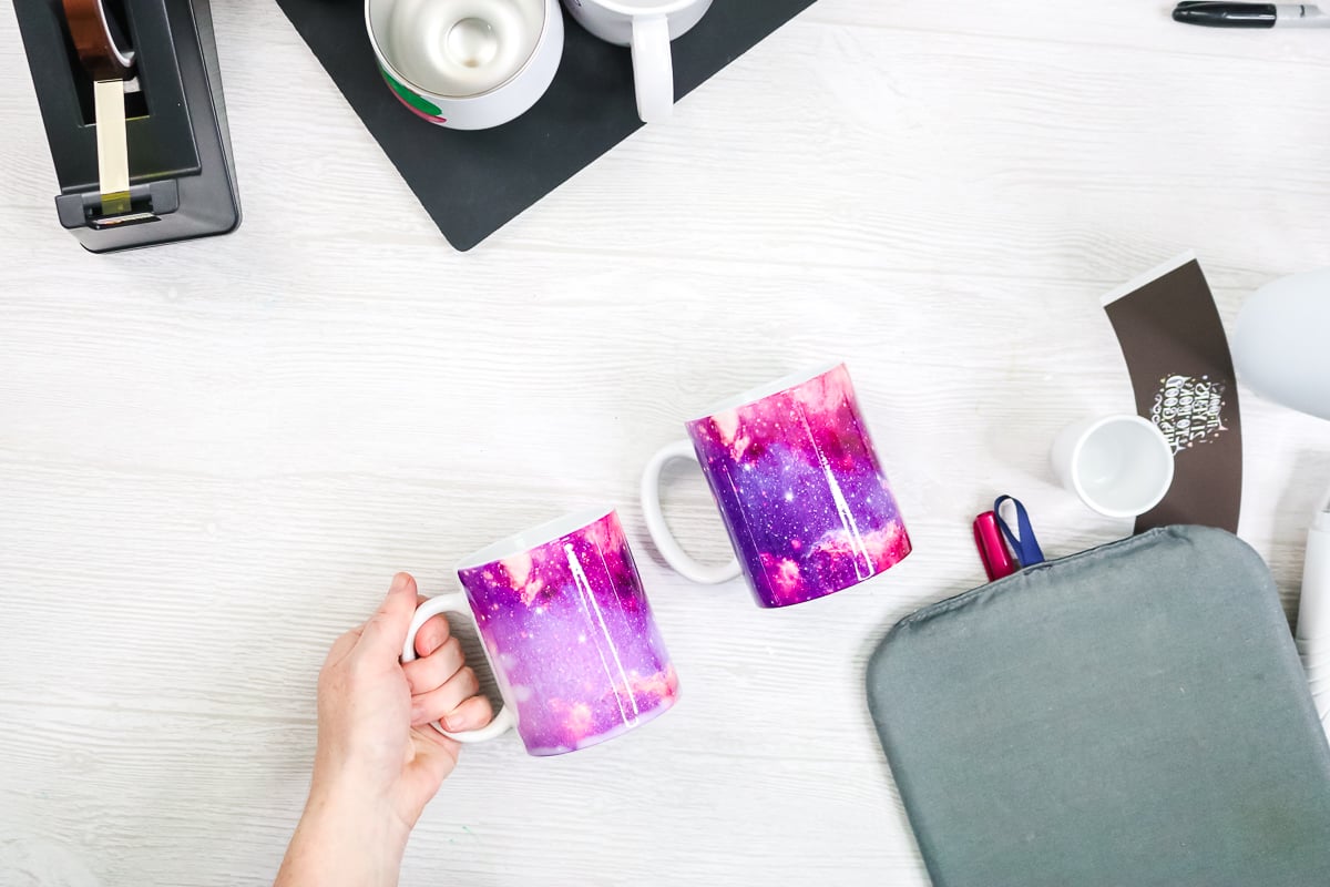 sublimation mugs that didn't turn out correctly