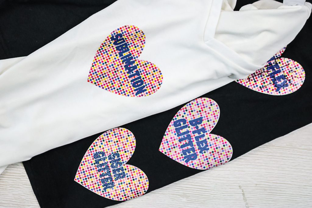 sublimation ink on dark fabric