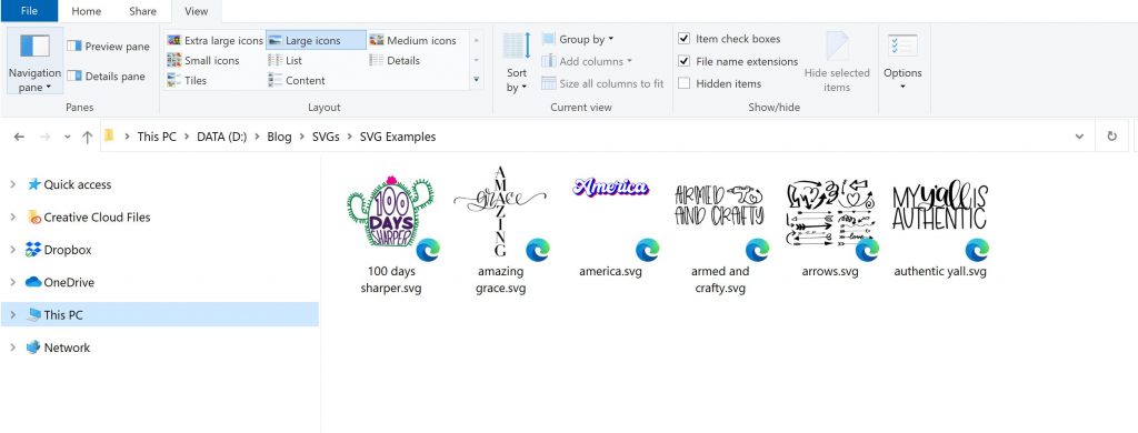 how to view svg files on a pc